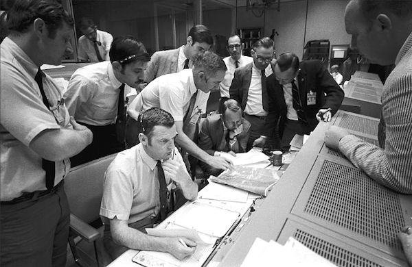 Mission Control bei Apollo 13
(c) NASA